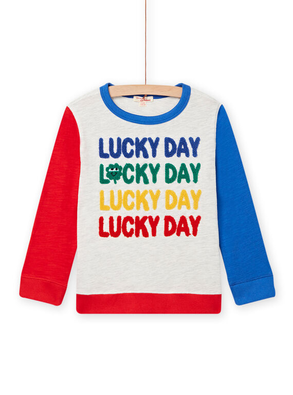 Lucky Day Colorblock-T-Shirt Kind Junge NOLUTEE / 22S902P1TMLJ920