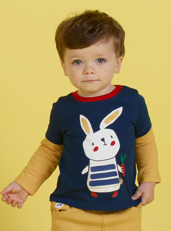 Baby Boy's Navy & Red T-Shirt MUMIXTEE3 / 21WG10J2TML713