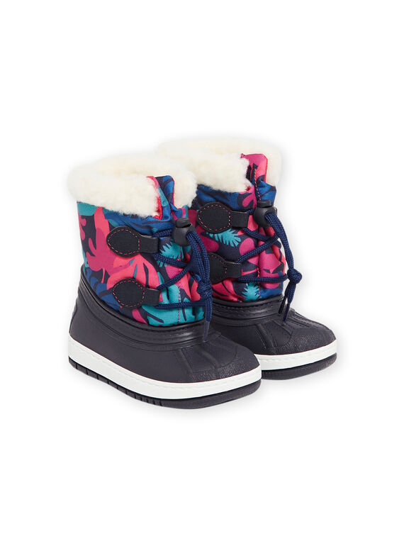 Gefütterte Bergschuhe, Baby, Mädchen MIMONTFEUILLE / 21XK3791D3N070