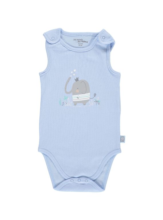 Boys' sleeveless bodysuit CCGBODY2 / 18SF04C1BOD020