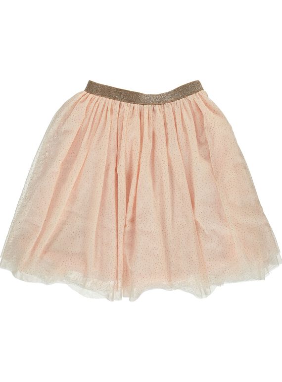 Girls' tulle midi skirt CACEJUP1B / 18S901M2JUP307