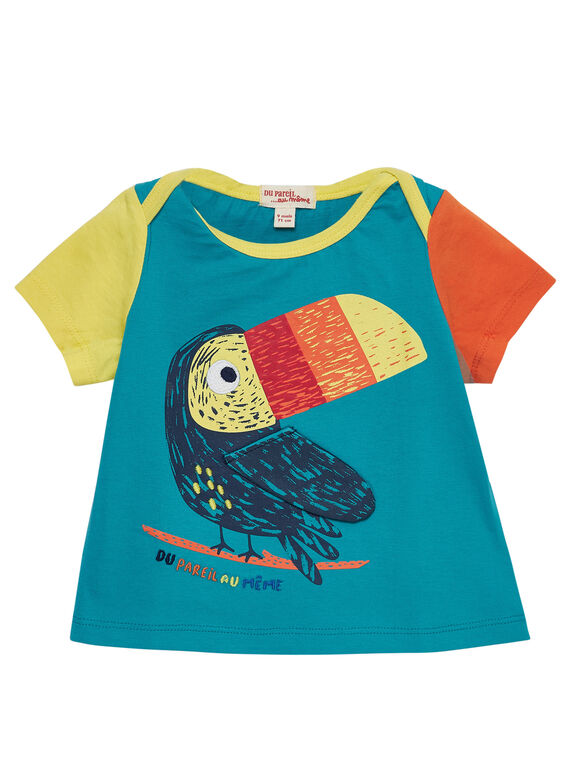 Blaues kurzärmeliges T-Shirt JUMARTI2 / 20SG10P1TMCC242