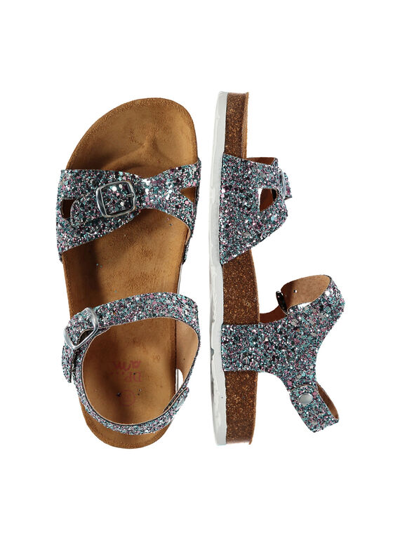 Glitzernde Sandalen für draußen Mädchen FFNULIGHT / 19SK35D8D0E956