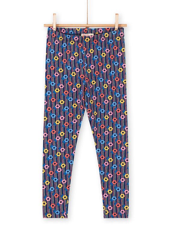 Mehrfarbige Leggings für Mädchen LYAHALEG / 21SI01X1CAL070
