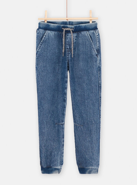 Blaue Jeans mit elastischem Bund für Jungen SOFORJEAN / 23W902K1JEAP269