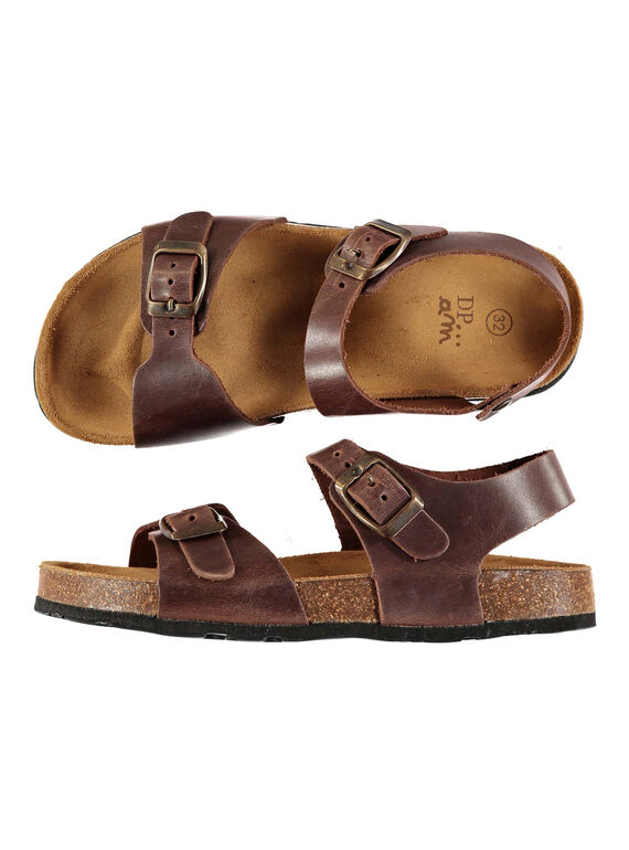Sandalen aus Leder für draußen Jungen FGNUBOUCL2 / 19SK36D7D0E802