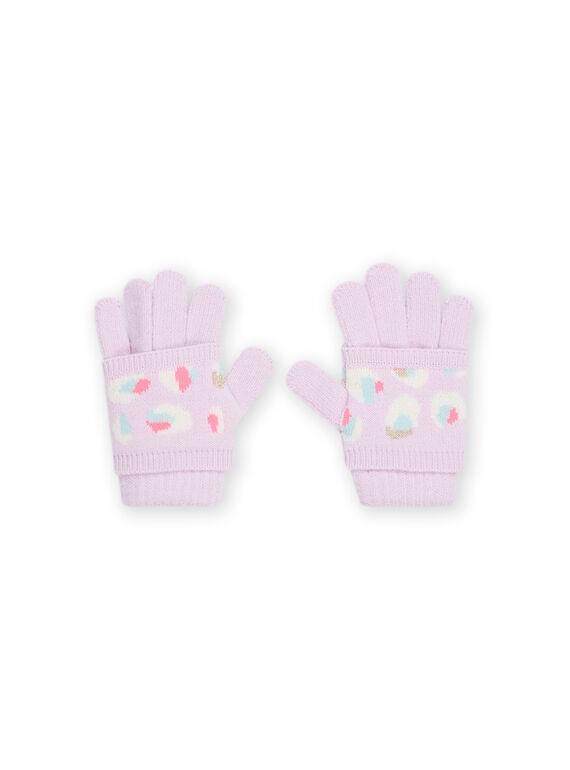 Handschuhe mit Jacquardmuster PYAREGAN / 22WI01G3GAN320