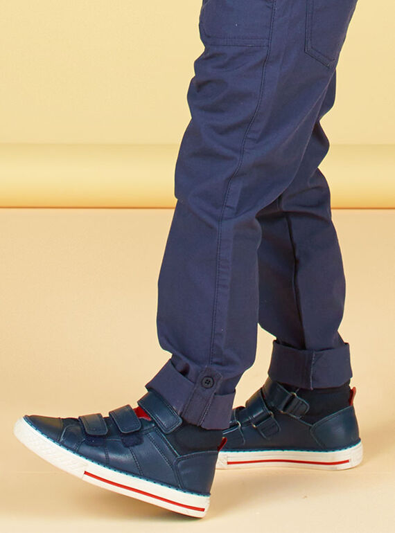 Marineblaue Sneakers für Kinder Jungen GGBASTRIVM / 19WK36I6D3F070