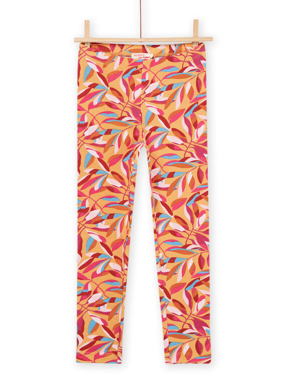 Leggings mit Blumenprint PYAMOLEG1 / 22WI01N1CALB107
