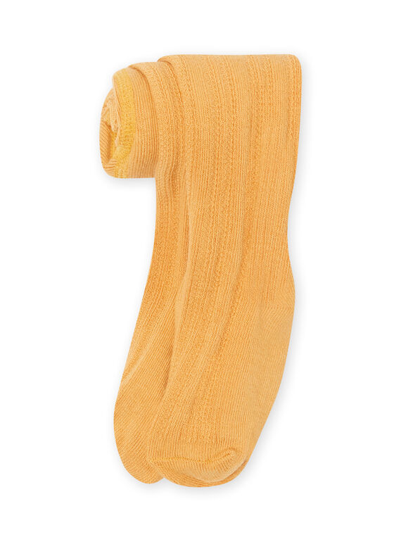 Baby Mädchen Senf Twist Strumpfhose MYIJOCOLTO3 / 21WI0912COLB106