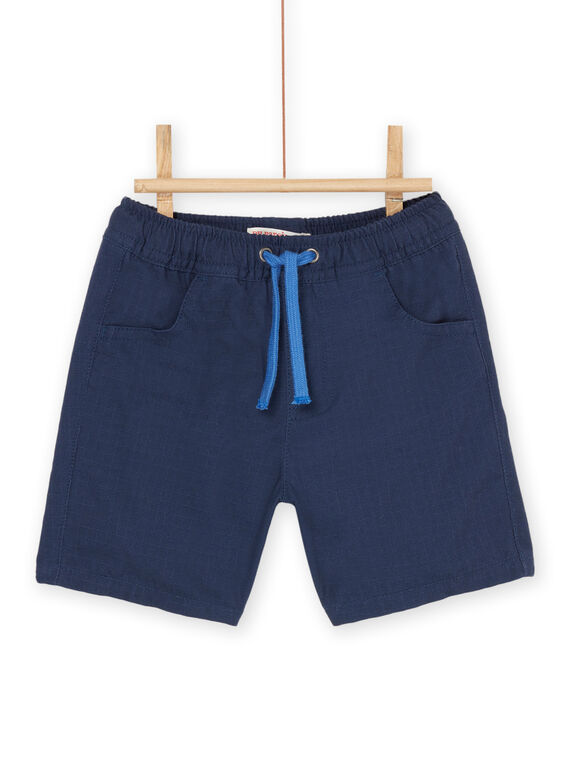 Nachtblaue Bermuda-Shorts RUJOBER2 / 23SG10Z2BERC234
