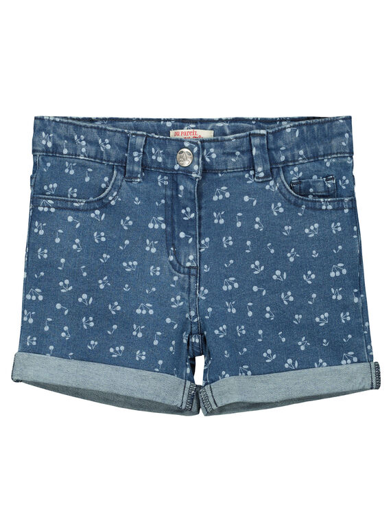 Schicke Jeans-Shorts für Mädchen FAJOSHORT1 / 19S901G1D30099