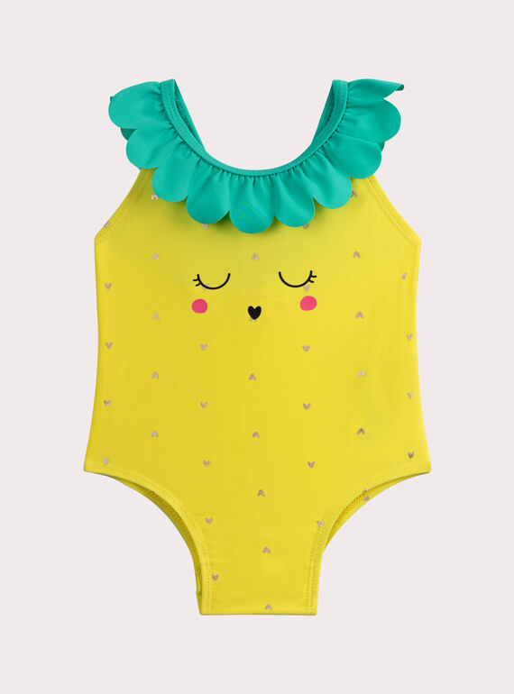 Badeanzug, einteilig, Ananas, für Baby-Mädchen TYIMER1 / 24SI09G1MAIB104