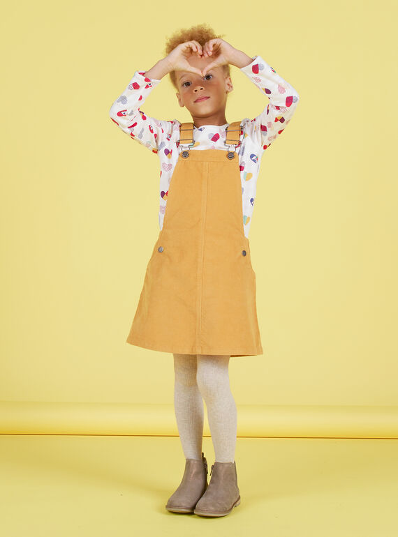 Kind Mädchen Senf Kleid MAMIXROB4 / 21W901J4ROBB106
