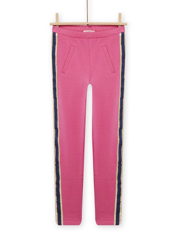 Frotteehose rosa Kind Mädchen NAJOMOL2 / 22S90172PAN313