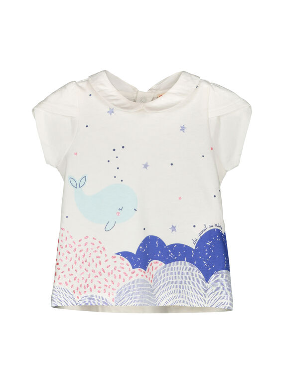 Kurzärmeliges T-Shirt für Mädchen FINEBRA / 19SG09B1BRA000