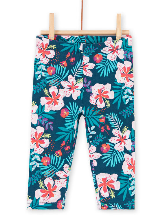 Baby Mädchen blau und rosa Leggings LYIBONLEG / 21SI09W1CAL716