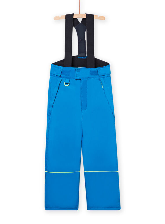 Kind Junge blaue Skihose mit Hosenträgern MOSKIPAN / 21W902R1PTSC221