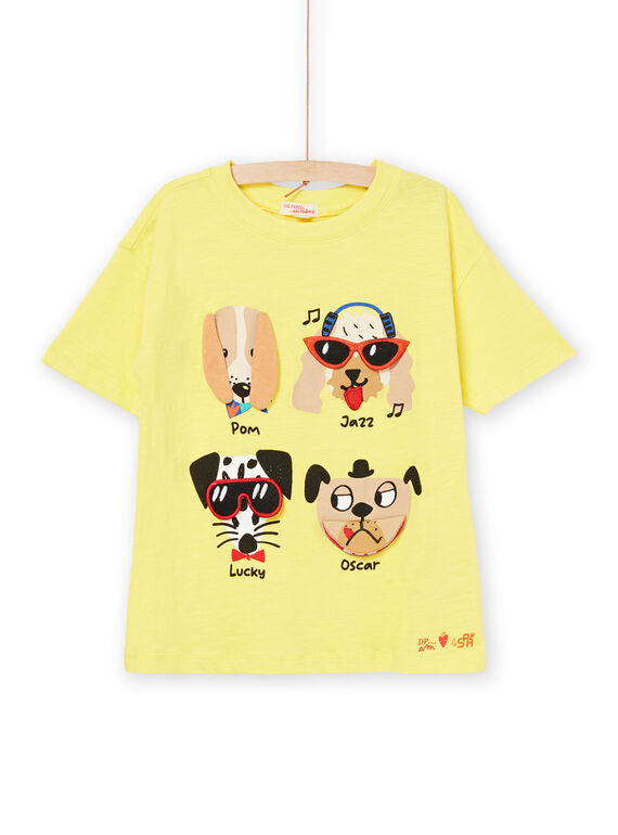 Kurzarm-T-Shirt mit Hundemotiv ROSPATI2 / 23S902P6TMC116