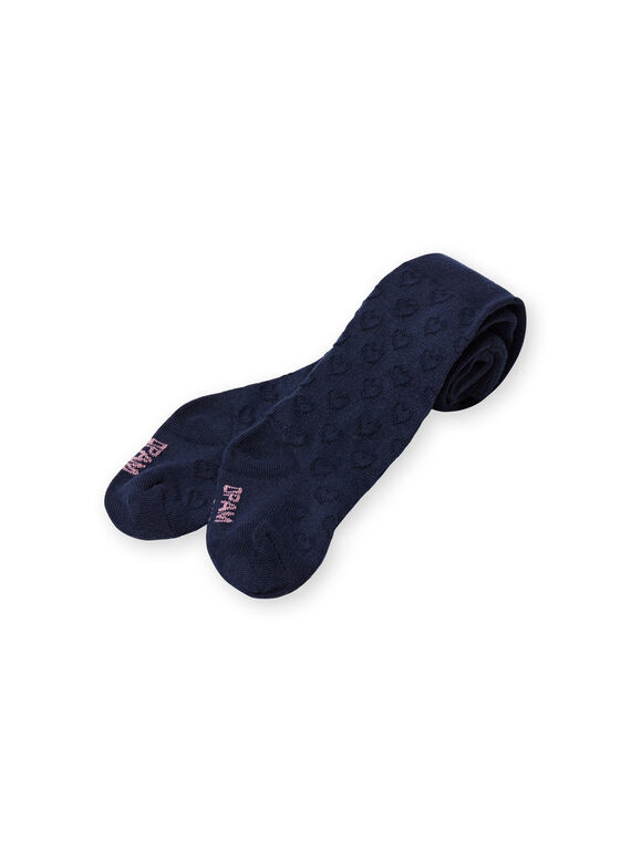 Baby Mädchen marineblaue Strumpfhose LYIESCOL9 / 21SI0962COL070