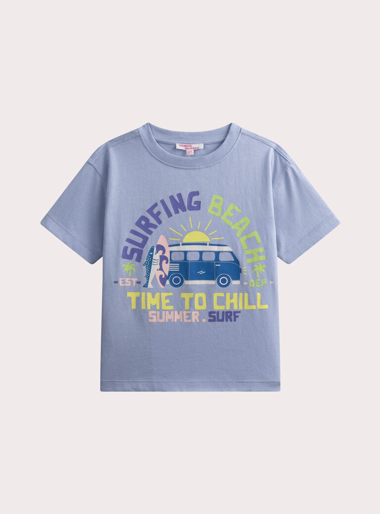 Blue TEE SHIRT SS WOTATI4 / 25S902U4TMCC218