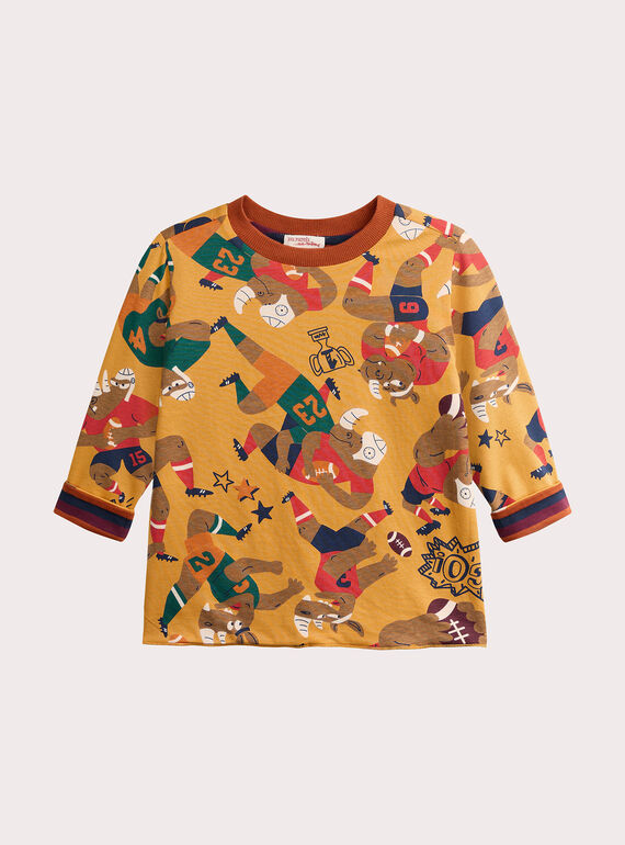 Umkehrbares T-Shirt für Jungen  VOKOTEE1 / 24W90233TMLB118