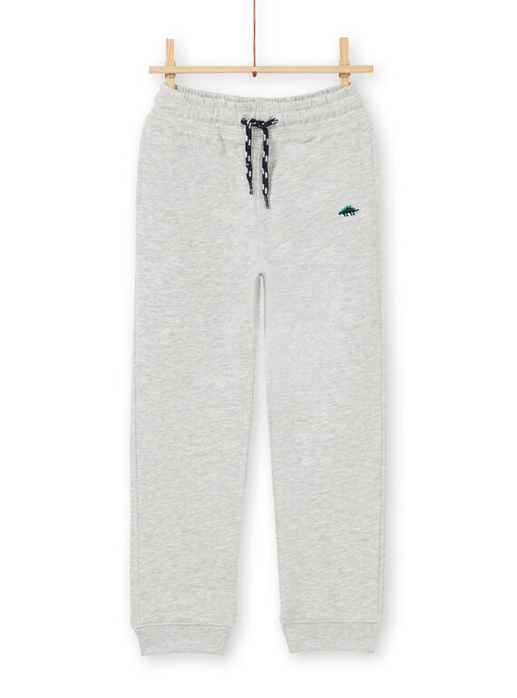 Jogginghose - Junge Kind - grau meliert LOJOJOB2 / 21S90241JGBJ922