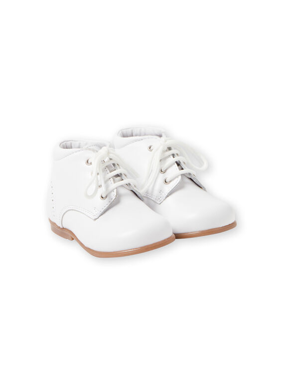 Baby Junge Weiß Booties LBGBOTIESSB / 21KK3831D0F000