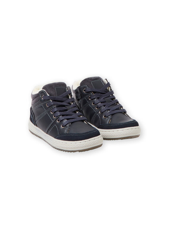 Turnschuhe navy blau Kind Junge GGBASBOY / 19WK36I1D3F070