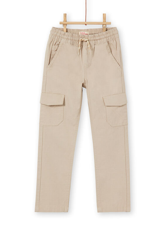Beige Cargohose - Kind Junge LOJOPAMAT3 / 21S90241PANA014