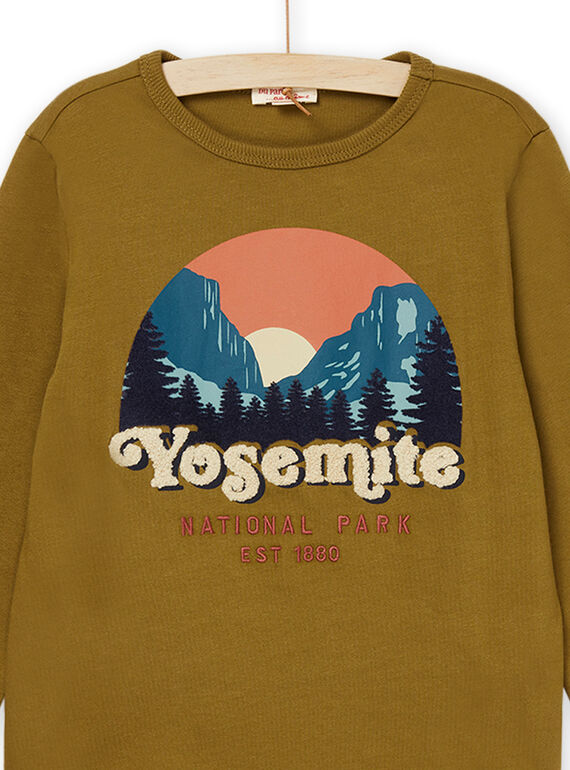 T-Shirt mit Ärmeln mit Animation Berge POPRATEE1 / 22W902S2TMLG631