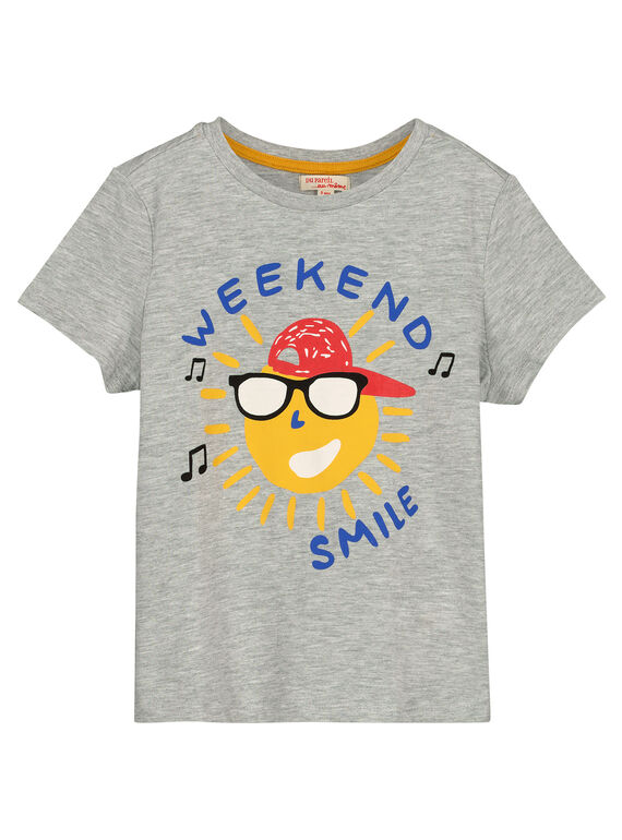 T-Shirt mit Slogan für Jungen FOJOTI1 / 19S90231D31J908