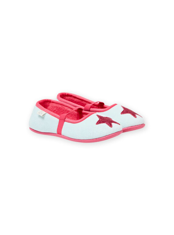 Graue Sternenhausschuhe für Mädchen MAPANTSTAR / 21XK3536D07943