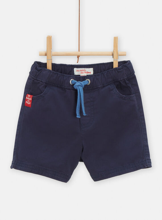 Marineblaue Bermuda-Shorts für Baby-Jungen TUCLUBER2 / 24SG10O2BER070
