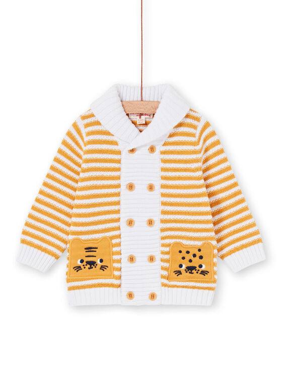Gestreifte Baby-Jungen-Weste LUBALGIL / 21SG10O1GIL000