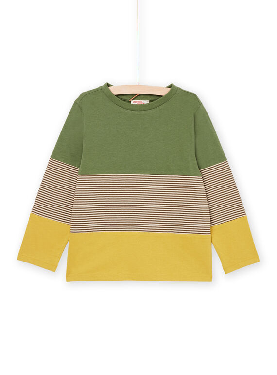Green TEE SHIRT LS POJOTIDEC3 / 22W902B1TMLG611