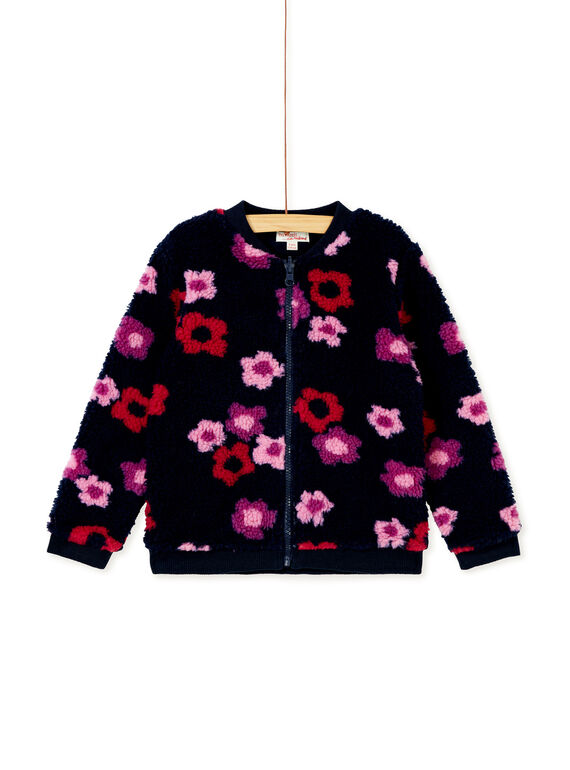 Mit Blumen bedruckte Schaffellweste KALUCAR1 / 20W901P1CARC205