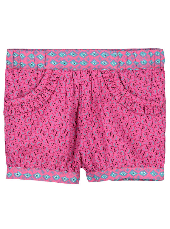 Baby-Shorts aus Popeline für Mädchen FITUSHO / 19SG09F1SHO712