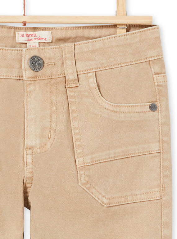 Beige Jeans für Jungen MOCOPAN / 21W902L1PAN811