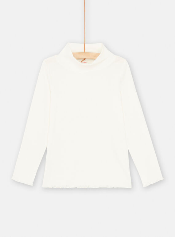 Unterziehpullover in Ecru für Mädchen SAJOSOUP2 / 23W901N8SPL001