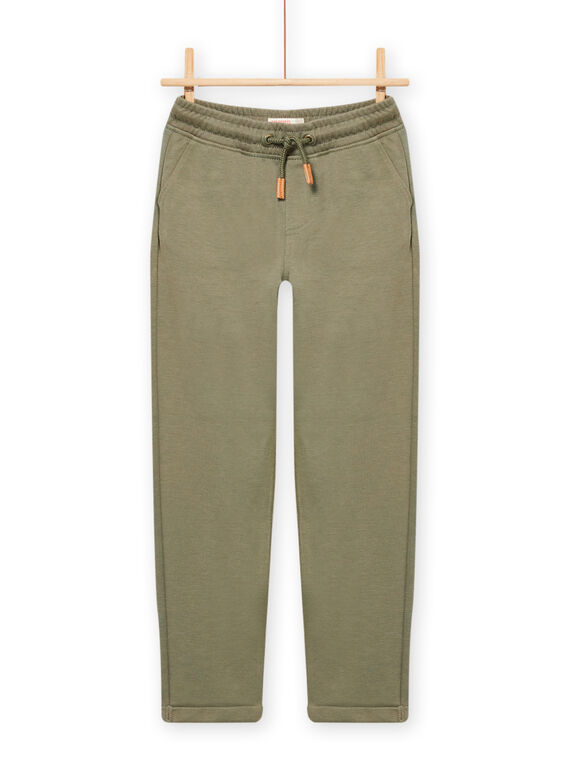 Khakigrüne Hose für Kind Junge in milano NOVIPAN / 22S902M1PAN604
