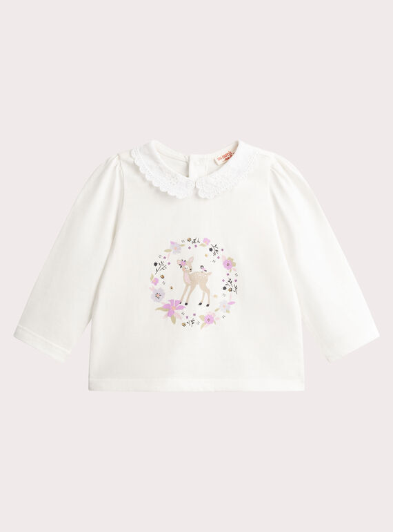 Off white BABY CARDIGAN VIPERBRA / 24WG09R1BRA001
