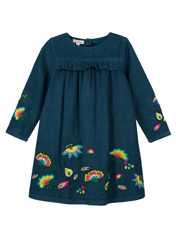BETICKTES SAMTKLEID  GATUROB2 / 19W901Q1ROB714