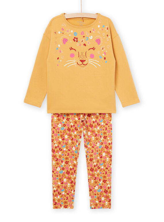 Pyjama-Set mit Pullover und Hose mit Leopardenmuster PEFAPYJTON / 22WH1121PYJB107