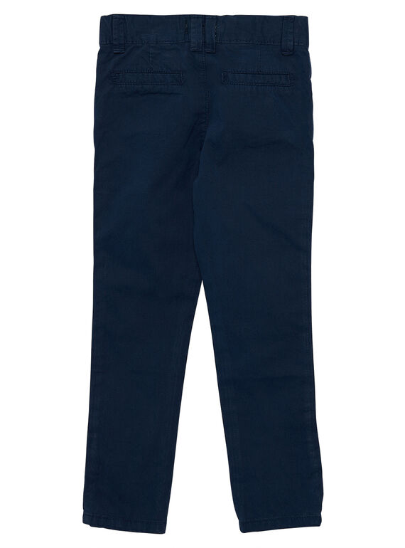 Marineblaue Chino-Hose für Jungen JOJOPACHI2 / 20S90242D2B705