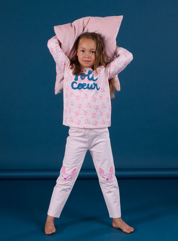 Pyjama-Set mit Sweatshirt und Hose mit 3D-Animation PEFAPYJDOG / 22WH1122PYJ005