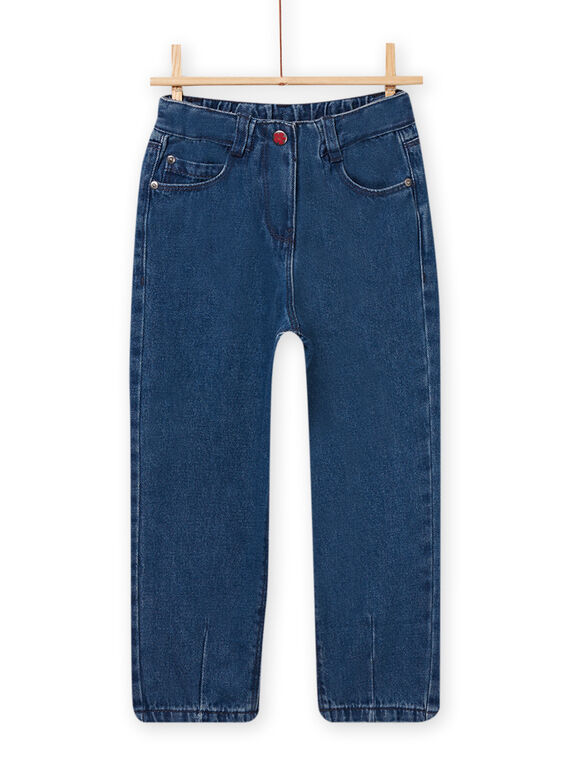 Kind Mädchen mittelgroße Denim-Jeans NALUJEAN / 22S901P1JEAP274