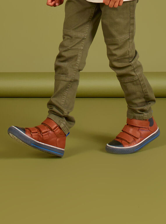 Camel hohe Turnschuhe Kind Junge MOBASTRIVTAN / 21XK3652D3F804