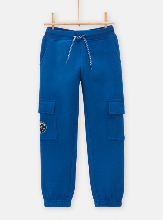 Marineblaue Jogginghose im Cargo-Stil für Jungen TODEJOG / 24S902J1JGB070