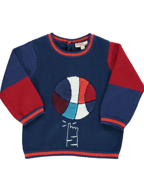 Baby boys' sweater CUDEPUL / 18SG10F1PUL070
